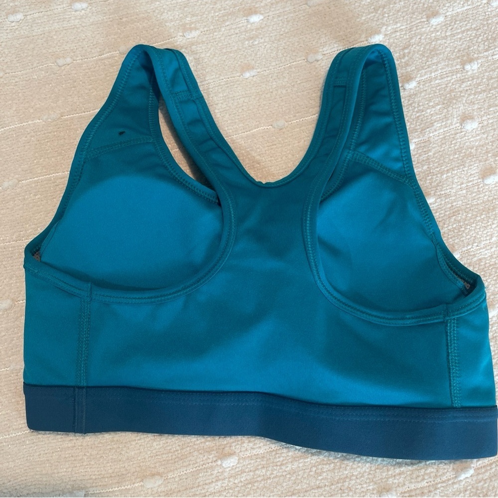 Nike Blue Sports Bra with Racerback Design - Picture 2 of 8